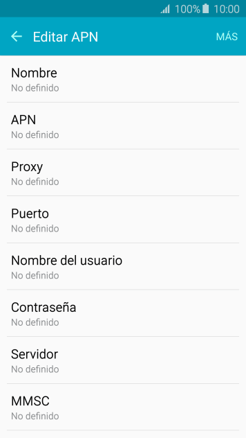configuración de APN Claro en Chile